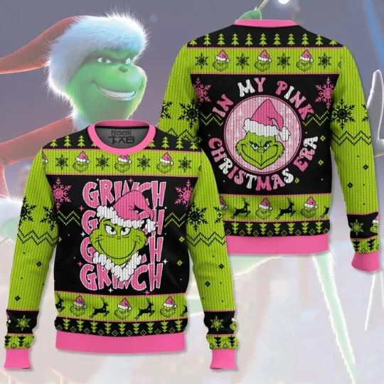 Discover funny character Pink The funny character Ugly Christmas Sweater