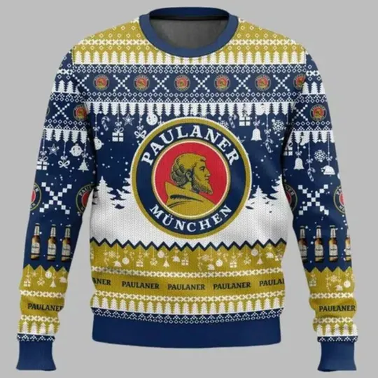 Discover Paulaner German Beer Ugly Christmas Sweater