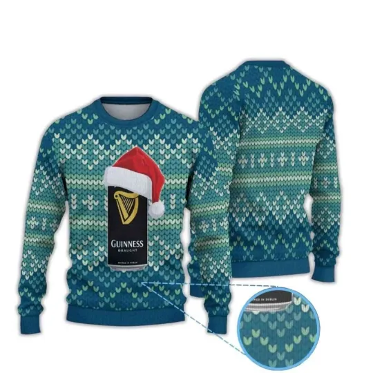 Discover Guinness Draught Ugly Christmas Sweater
