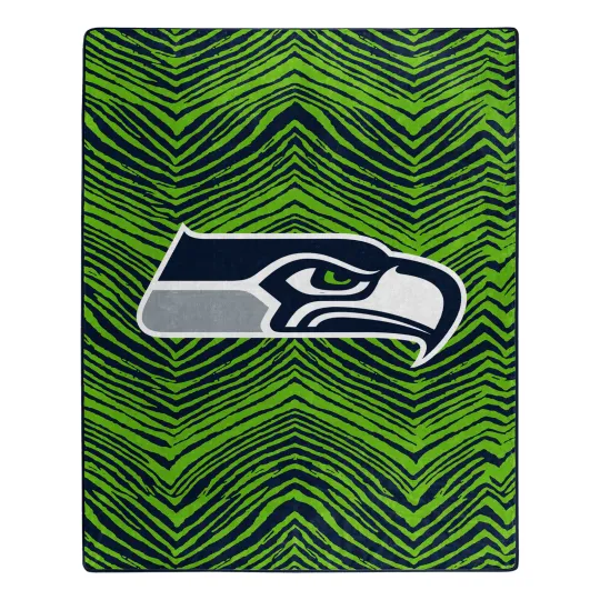 Zubaz by Northwest football Seattle Seahawks Throw Blanket