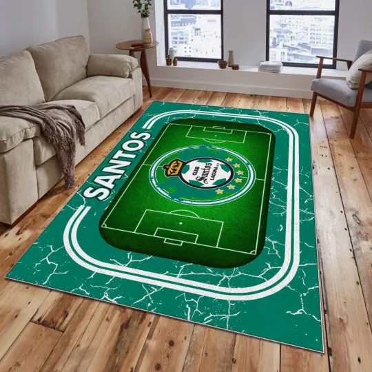 Discover LIGA MX Club Santos Laguna Special Doormat, Garage Rug, Welcome Mat, Carpet Rug