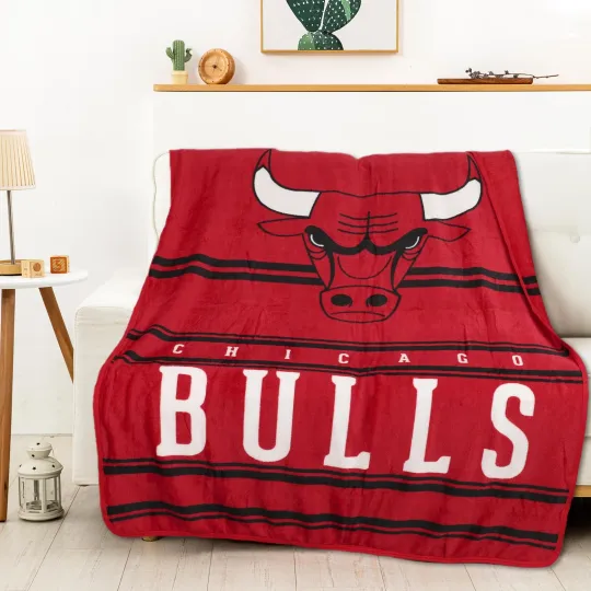 Northwest Chicago Bulls Singular Silk Touch Throw Blanket