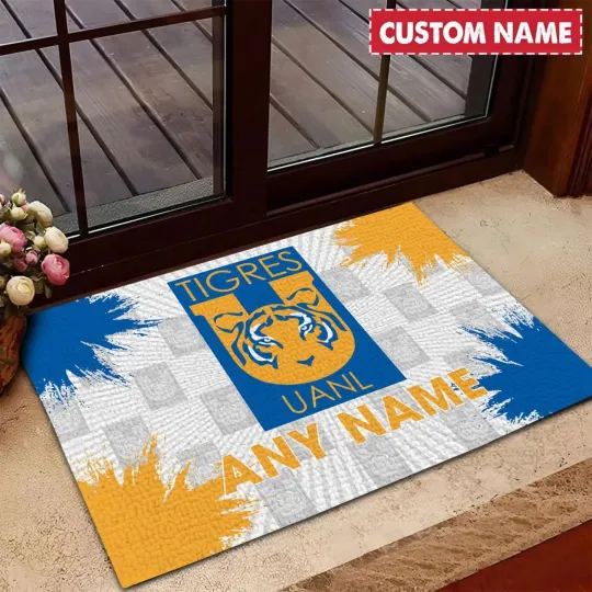 Discover Personalized LIGA MX Tigres UANL Doormat ,Garage Rug, Welcome Mat, Carpet Rug