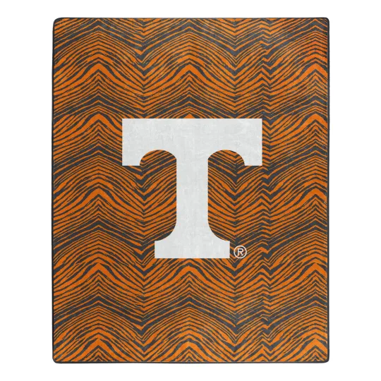 Discover Zubaz by Northwest Zubified Raschel Throw Blanket Tennessee Volunteers
