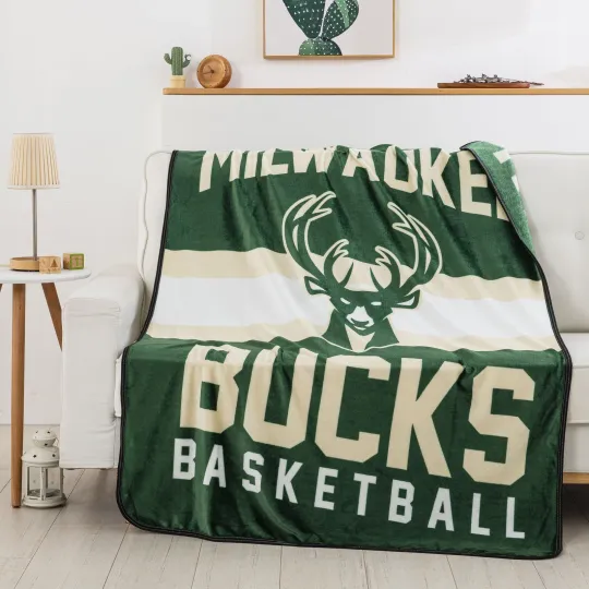 Northwest Milwaukee Bucks Singular Silk Touch Throw Blanket