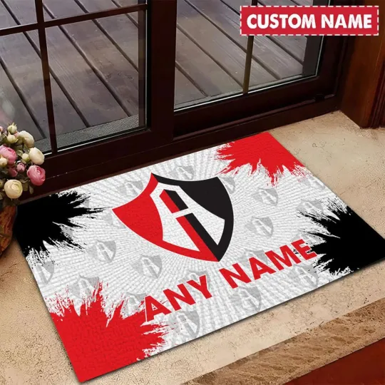 Discover LIGA MX Atlas F.C Special Doormat, Garage Rug, Welcome Mat, Carpet Rug