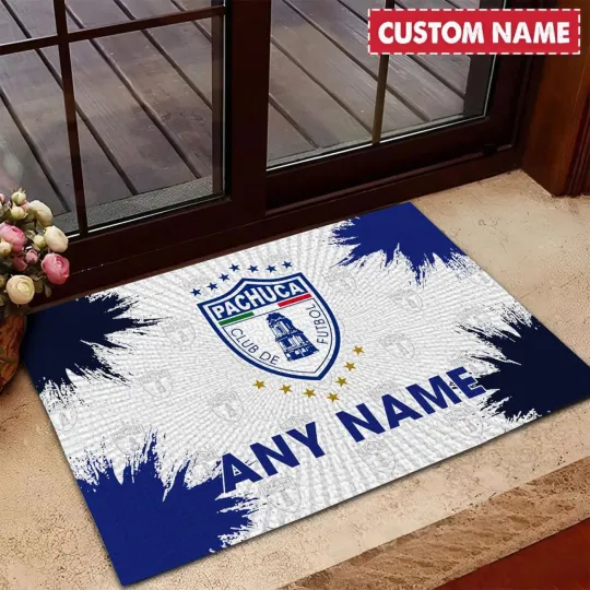Discover LIGA MX C.F. Pachuca Doormat, Garage Rug, Welcome Mat, Carpet Rug