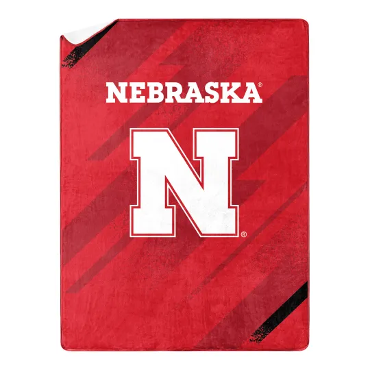 Discover Northwest Nebraska Cornhuskers Silk Touch Sherpa Throw Blanket, 60"X80"