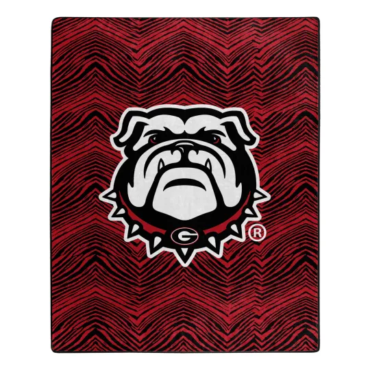 Discover Zubaz X Northwest NCAA GA bulldogs Zubified Throw Blanket