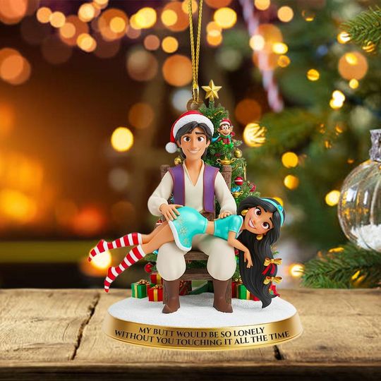 Discover Couple Christmas Ornament, Cute Romantic Decoration for Him or Her, Funny Couple Holiday Ornament