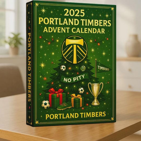 Discover Portland Timbers MLS Soccer Advent Calendar 2025 | 24 Days of No Pity Ornament Set | Christmas Countdown Gift for Timbers Fans