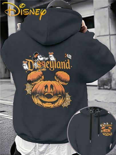 Discover Disney Mickey Mouse Halloween Theme Hoodie Autumn Winter Casual Unisex Pullover Sweatshirt Tracksuit Clothing Hoody Oversized