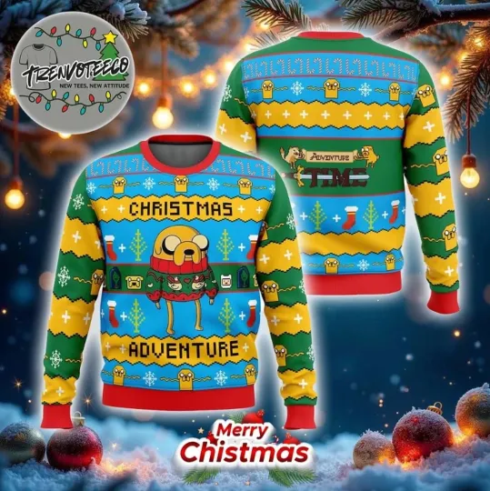 Adventure Time Best Give For Fans Ugly Christmas Sweater