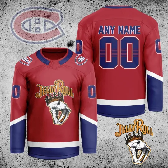 Discover Personalized Montreal Canadiens X Jelly Roll Hockey Shirt Men's Fan Gear Gift