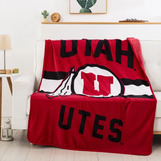 Discover Northwest Utah Utes Singular Silk Touch Throw Blanket, Christmas Gift