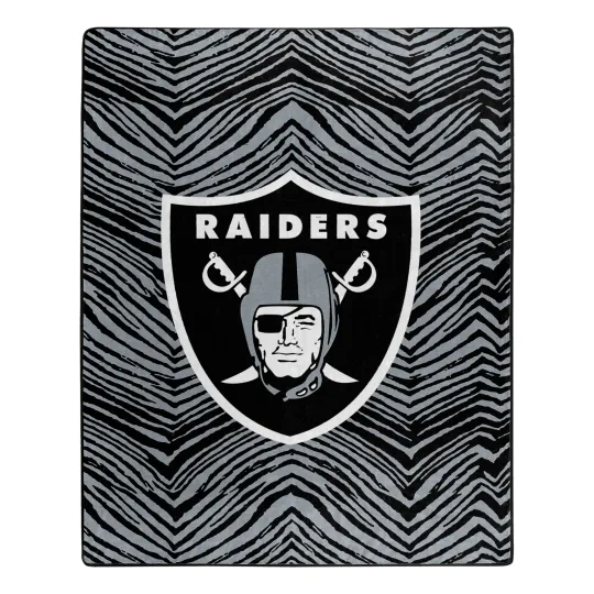 Discover Zubaz By Northwest Las Vegas football Zubified Raschel Throw Blanket, Christmas Gift