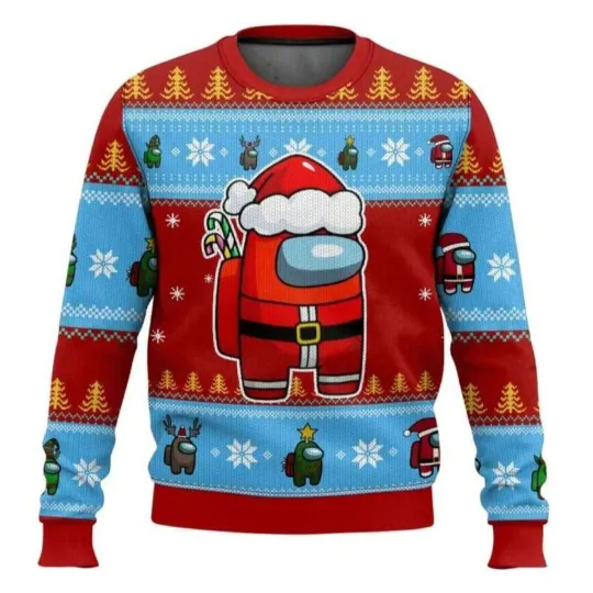 Discover Santa Among Us Ugly Christmas Sweater