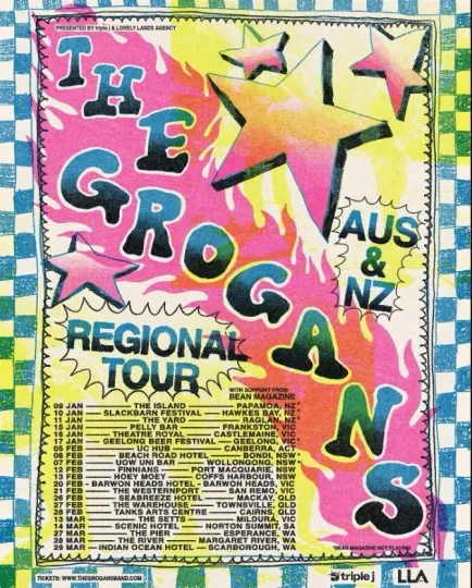 Discover Poster The Grogans AUS & NZ Regional Tour 2026 Poster, gift for fans