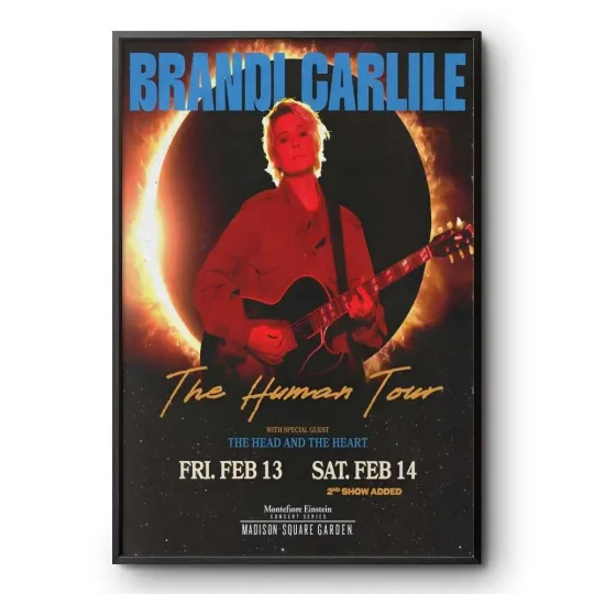 Discover i Carile Live in NYC – February 13-14, 2026 Tour Poster  Portrait Wall Art Print
