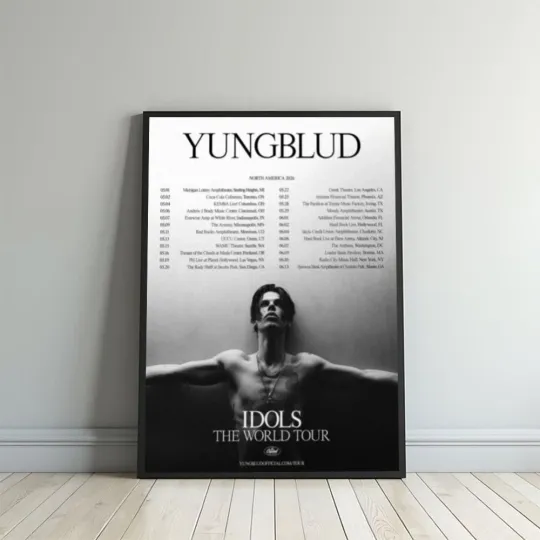 Discover Yungblud Idols The World Tour North America 2026 Poste