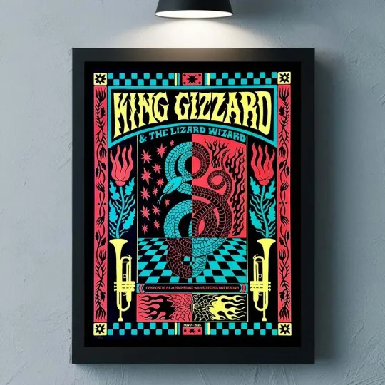 Discover King Gizzard And The Lizard Wizard Den Bosch Netherlands 2025 Poster