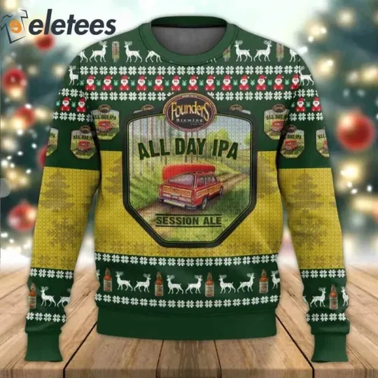 Discover Founders All Day IPA Ugly Christmas Sweater