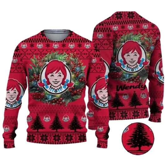 Discover Wendy's Food Ugly Christmas Sweater