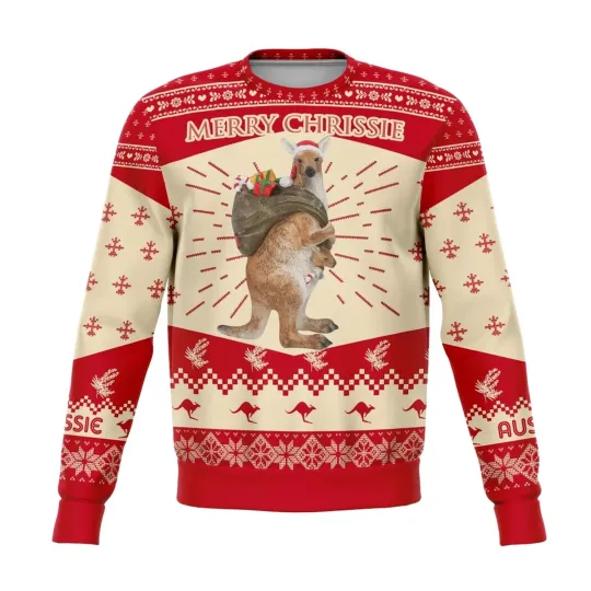 Australia Kangaroo Ugly Christmas Sweater, Christmas Ugly Sweater, Christmas Gift