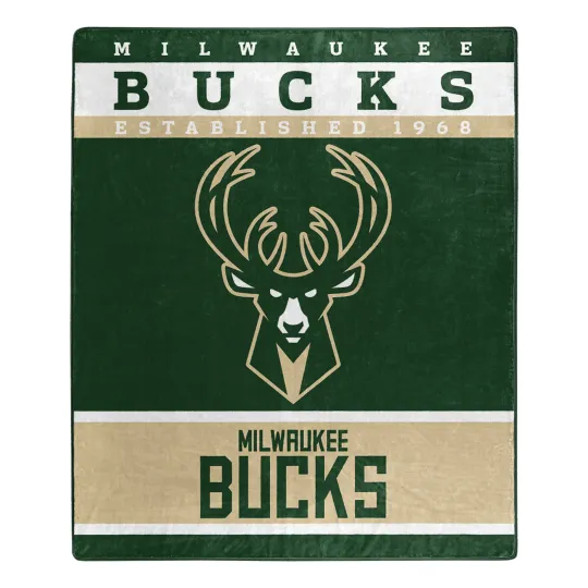 Northwest Milwaukee Bucks Raschel Throw Blanket, Christmas Gift