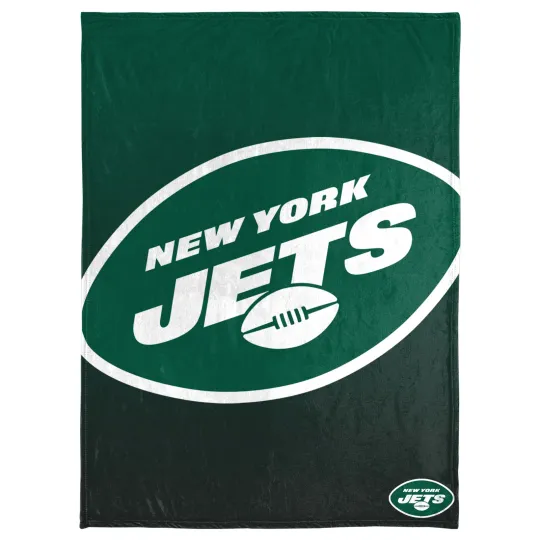 Discover FOCO football New York Jets Gradient Micro Raschel Throw Blanket, 50 x 60