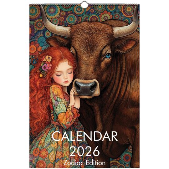 Discover Wall Calendar 2026 (Ledger Size) - Zodiac Edition