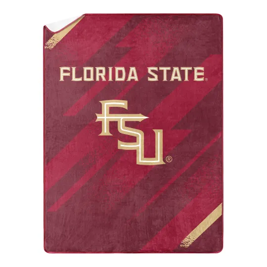 Discover Northwest NCAA Florida State Seminoles Silk Touch Sherpa Throw Blanket, 60"X80"