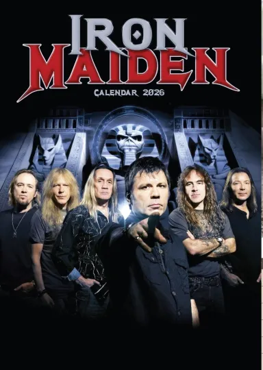 Discover Iron Maiden 2026 Calendar 2026 A3 (297 X 420 mm) Full Colour
