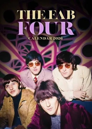 Discover The Beatles 2026 Calendar 2026 A3 (297 X 420 mm) Full Colour