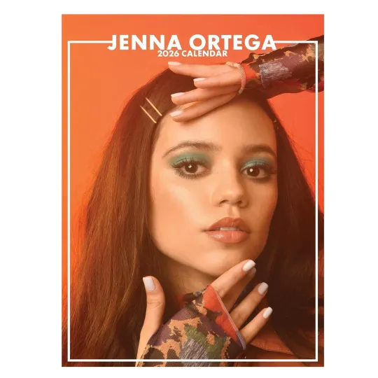 Discover Jenna Ortega 2026 Calendar, Month To View A3 Wall Calendar