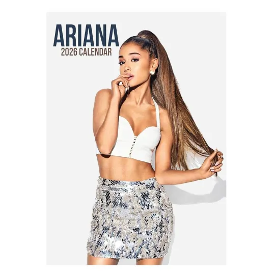Discover Ariana 2026 Calendar, Month To View A3 Wall Calendar