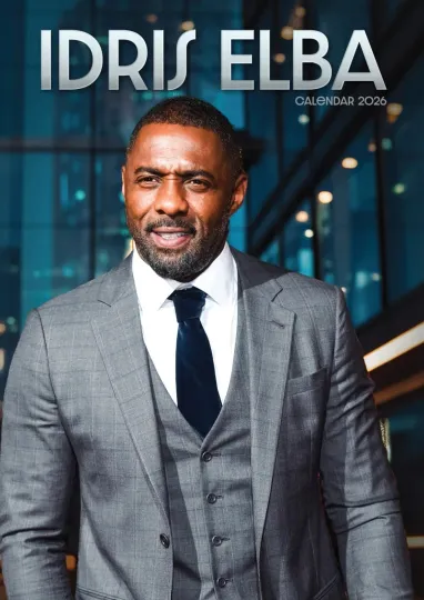 Discover Idris Elba CALENDAR 2026 LARGE A3 SIZE WALL NEW SEALED + FREE UK POSTAGE