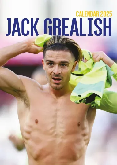 Discover JACK GREALISH CALENDAR 2025 LARGE A3 SIZE WALL NEW SEALED + FREE UK POSTAGE