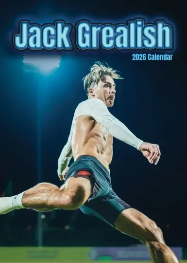 Discover JACK GREALISH CALENDAR 2026 LARGE A3 SIZE WALL NEW SEALED + FREE UK POSTAGE