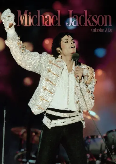 Discover Michael Jackson CALENDAR 2026 LARGE A3 SIZE WALL NEW SEALED + FREE UK POSTAGE