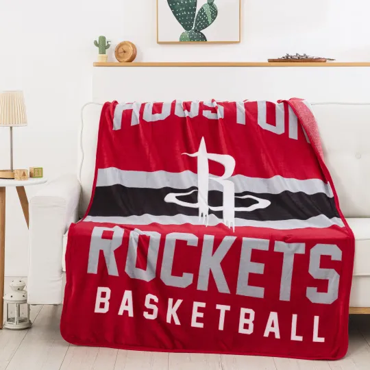 Houston Rockets Singular Silk Touch Throw Blanket, Christmas Gift
