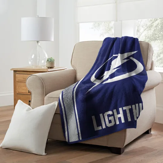 Discover Tampa Bay Lightning Throw Blanket, Christmas Gift