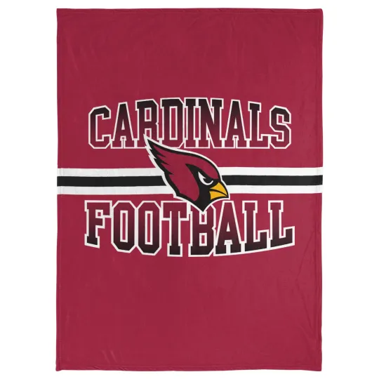 Discover football Arizonna Stripe Micro Raschel Plush Throw Blanket, Christmas Gift