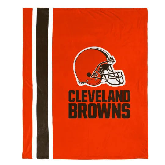 Discover Football Cleveland Plush Soft Micro Raschel Throw Blanket, Christmas Gift