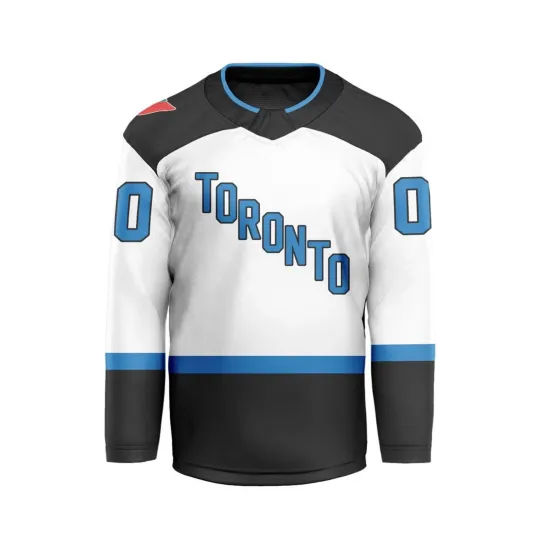 Discover Personalize Toronto Sceptres Away V-shaped Hockey Shirt Men's Fan Gear