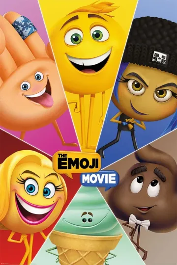 Discover The Emoji Movie Poster 61x91.5 cm | 24x36 inch NEW sealed kids teen bedroom