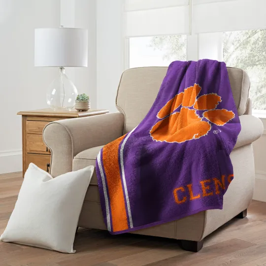 Discover Clemson Tigers Throw Blanket, Christmas Gift