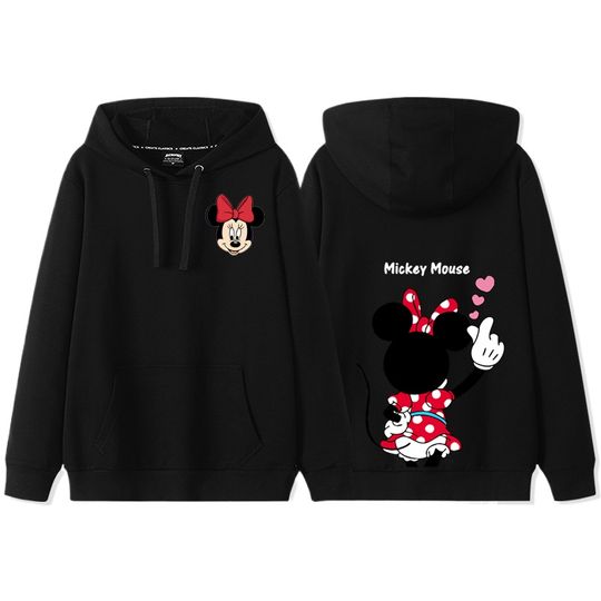 Discover Anime Cartoon Disney Donald Duck Daisy Duck Couple Hooded Hoodie Women's Autumn/Winter Coat Hoodie  Sweatshirt  Anime Hoodie