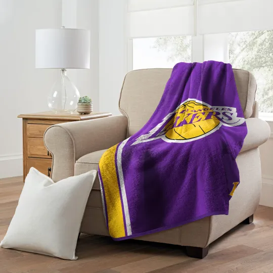 Discover Los Angeles Basketball Throw Blanket, Christmas Gift