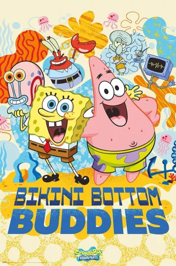 SpongeBob SquarePants Large Poster  Vertical Premium Matte